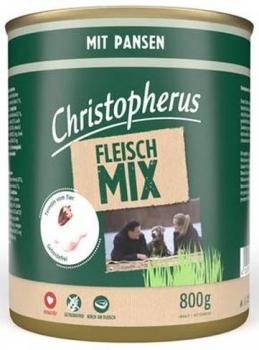 Christopherus Dose Fleischmix mit Pansen 800g (Menge: 6 je Bestelleinheit)