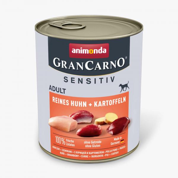 Animonda GranCarno Adult Sensitive Huhn & Kartoffeln  ( 6 je Bestelleinheit)