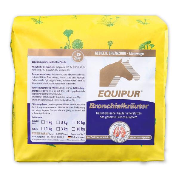 EQUIPUR - Bronchialkräuter Pellets